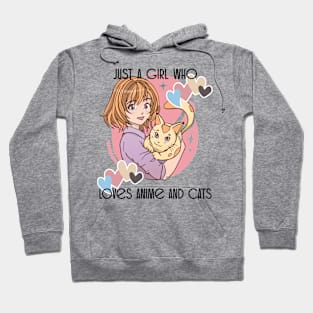 Anime and Cats, My Two Loves! Hoodie